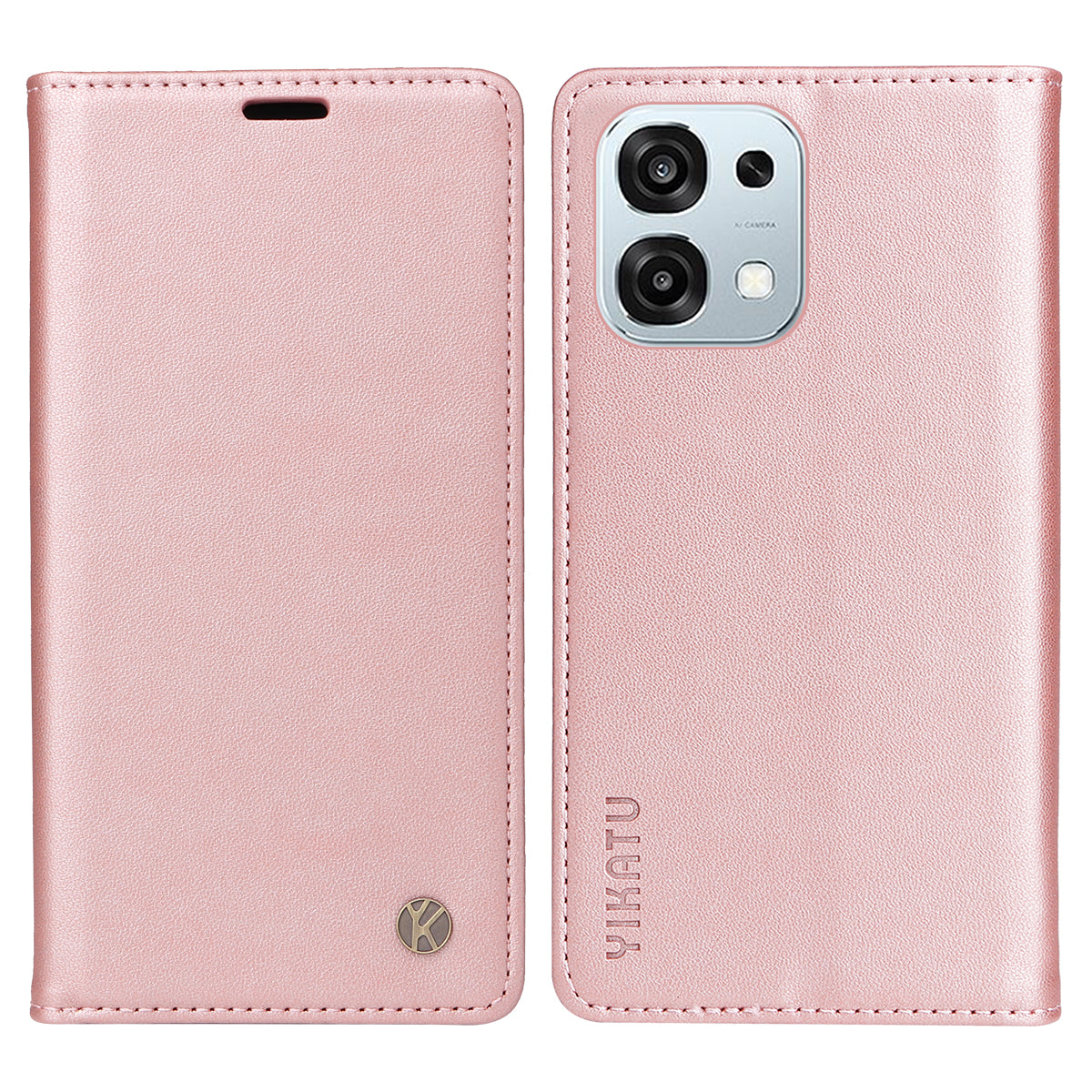 YIKATU PU-lædermobilcover med magnetisk lukning til Oppo F31 5G / Oppo A6 Pro 5G