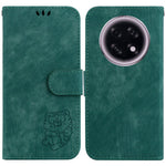 For Oppo F31 Pro+ 5G  /  A6 GT 5G Wallet Case Tiger Imprint Leather Shockproof Phone Cover with Wrist Strap