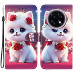 For Oppo F31 Pro+ 5G  /  A6 GT 5G Leather Case Stand Wallet Pattern Printing Phone Cover with Wrist Strap
