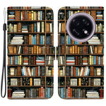 For Oppo F31 Pro+ 5G  /  A6 GT 5G Leather Case Stand Wallet Pattern Printing Phone Cover with Wrist Strap