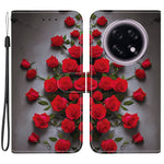 For Oppo F31 Pro+ 5G  /  A6 GT 5G Leather Case Stand Wallet Pattern Printing Phone Cover with Wrist Strap