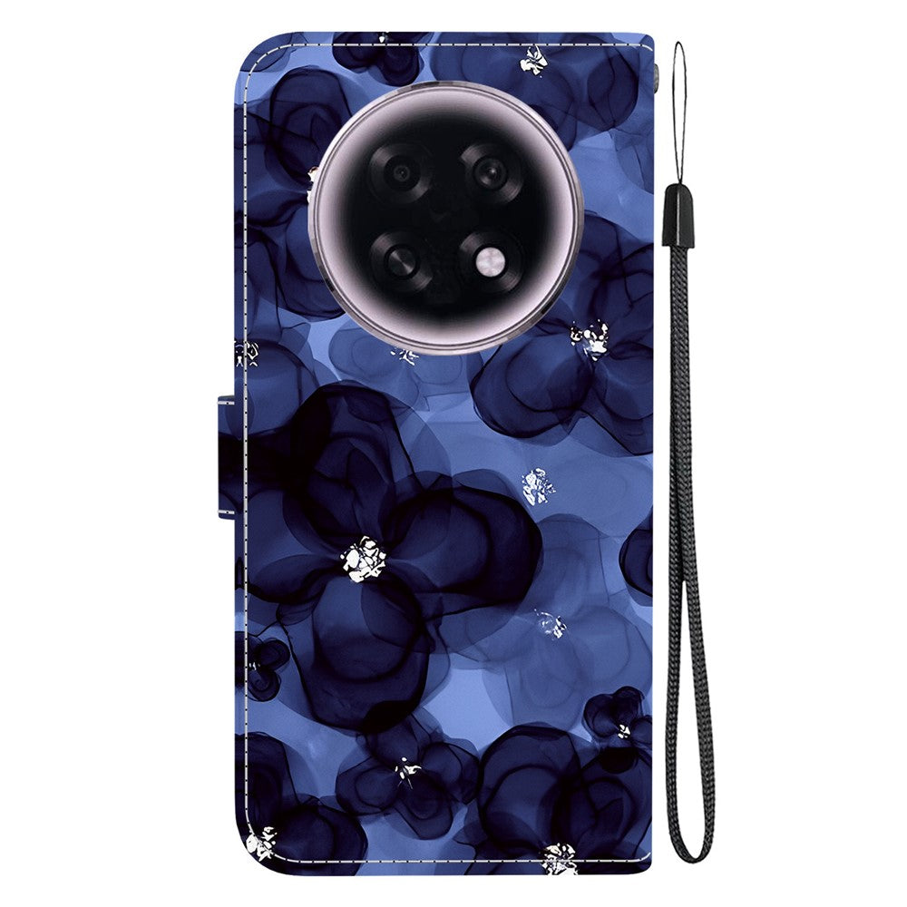 For Oppo F31 Pro+ 5G  /  A6 GT 5G Wallet Case Pattern Printing Leather Stand Phone Cover with Strap