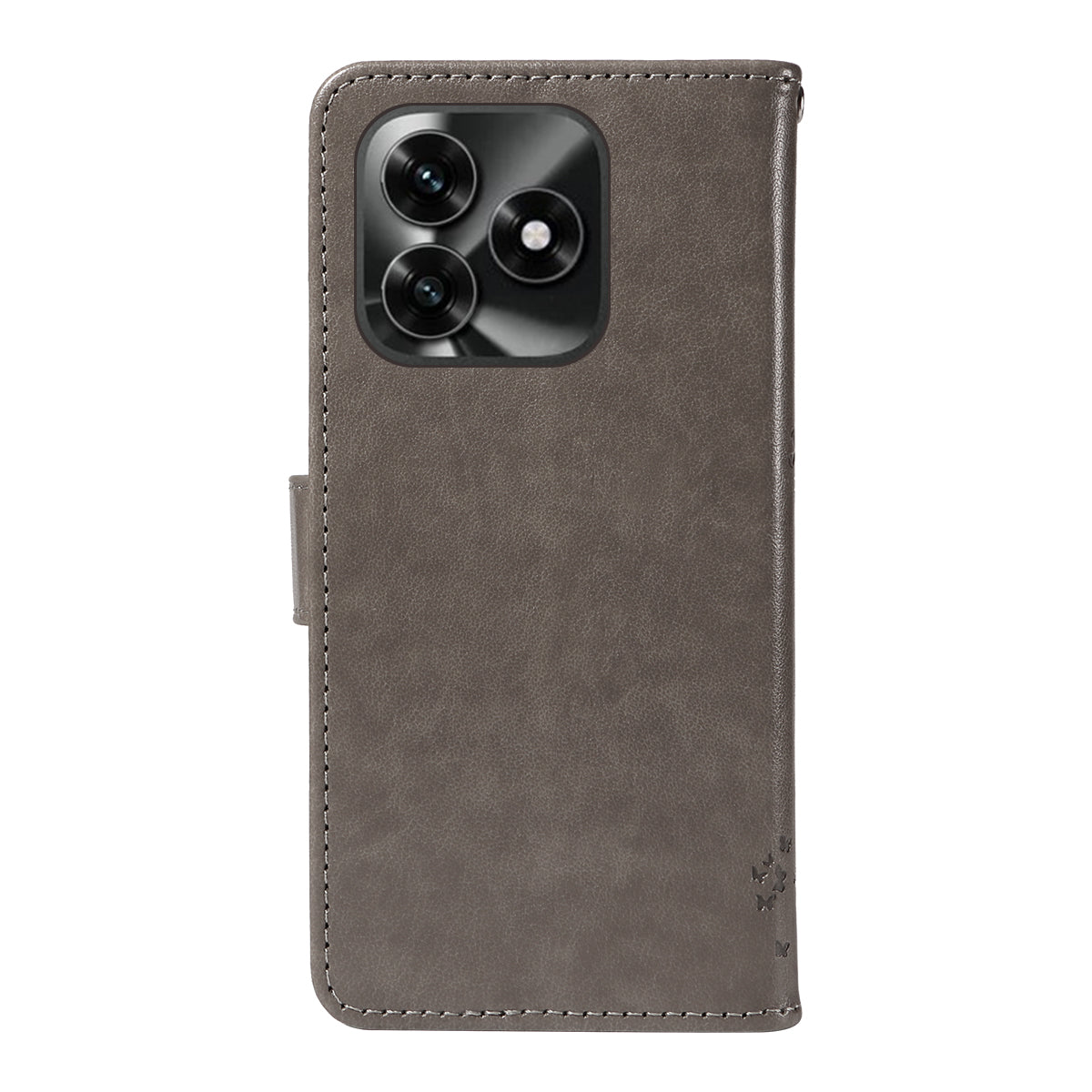 For Honor X5c Plus 4G Phone Case with Stand Cat Tree Pattern Leather Wallet Mobile Cover