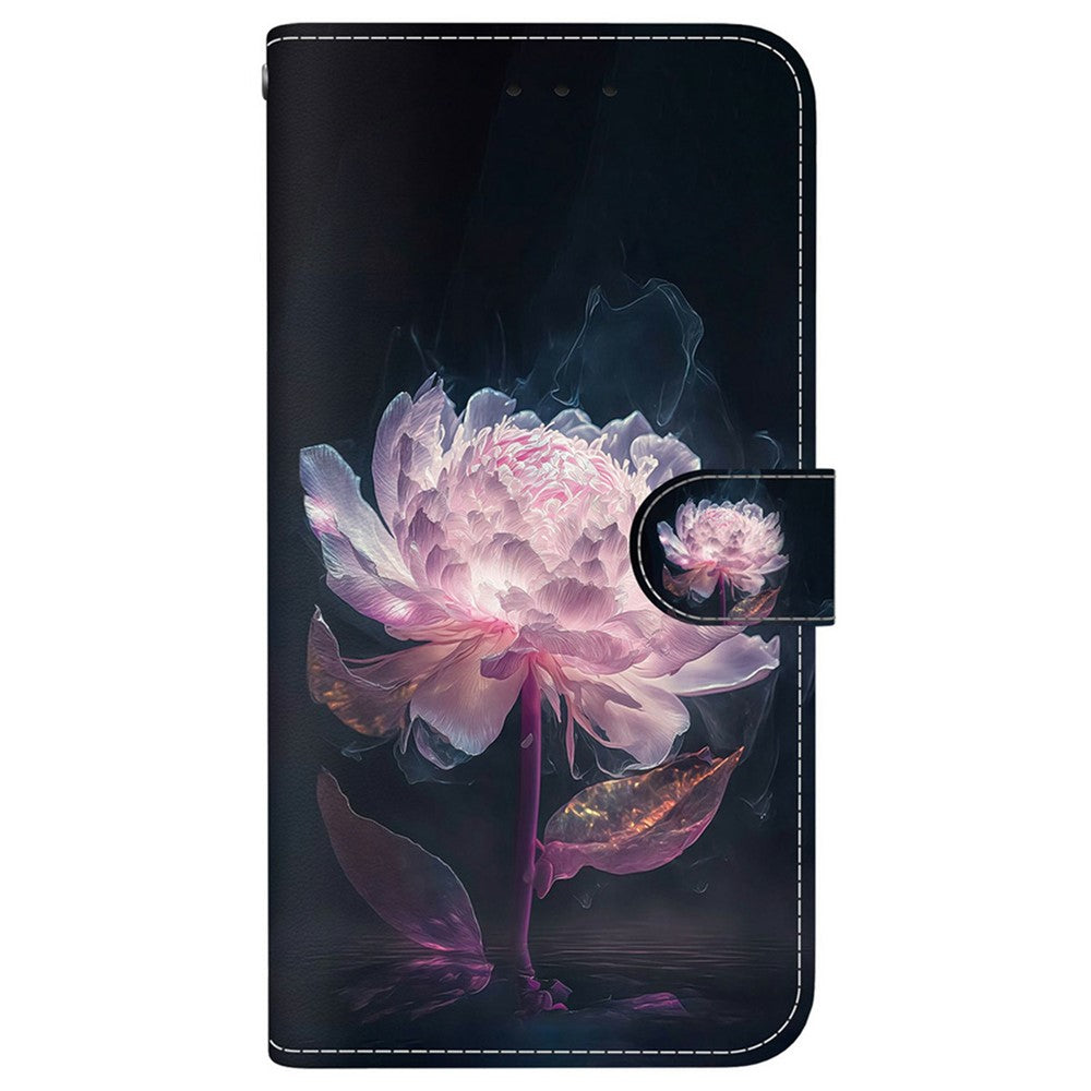 For Xiaomi Poco M8 5G / Redmi Note 15 5G (Global) Wallet Phone Case Anti-Drop Pattern Printing Leather Flip Cover with Strap
