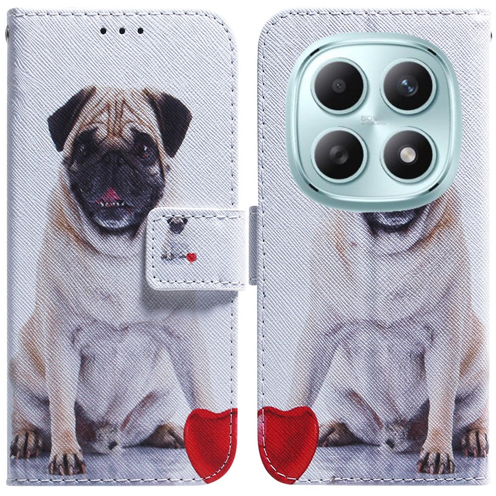 For Xiaomi Poco M8 5G / Redmi Note 15 5G (Global) Wallet Case Pattern Print Leather Phone Cover