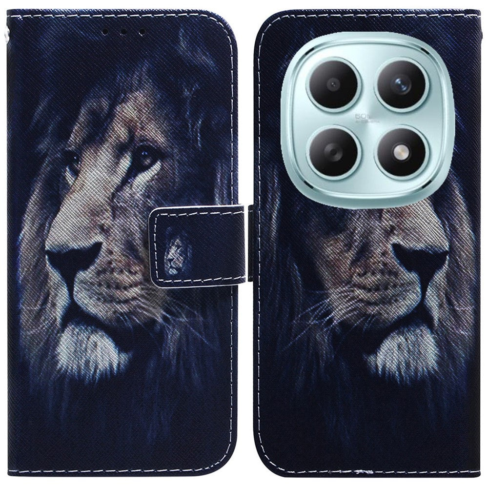 For Xiaomi Poco M8 5G / Redmi Note 15 5G (Global) Wallet Case Pattern Print Leather Phone Cover