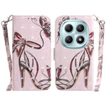 For Xiaomi Poco M8 5G / Redmi Note 15 5G (Global) Case Pattern Printing Leather Wallet Phone Cover with Wrist Strap