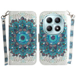 For Xiaomi Poco M8 5G / Redmi Note 15 5G (Global) Case Pattern Printing Leather Wallet Phone Cover with Wrist Strap