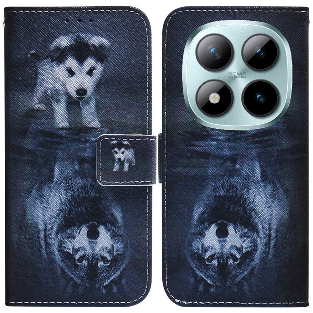 For Xiaomi Redmi Note 15 Pro 5G (Global) Wallet Case Pattern Print Leather Phone Cover