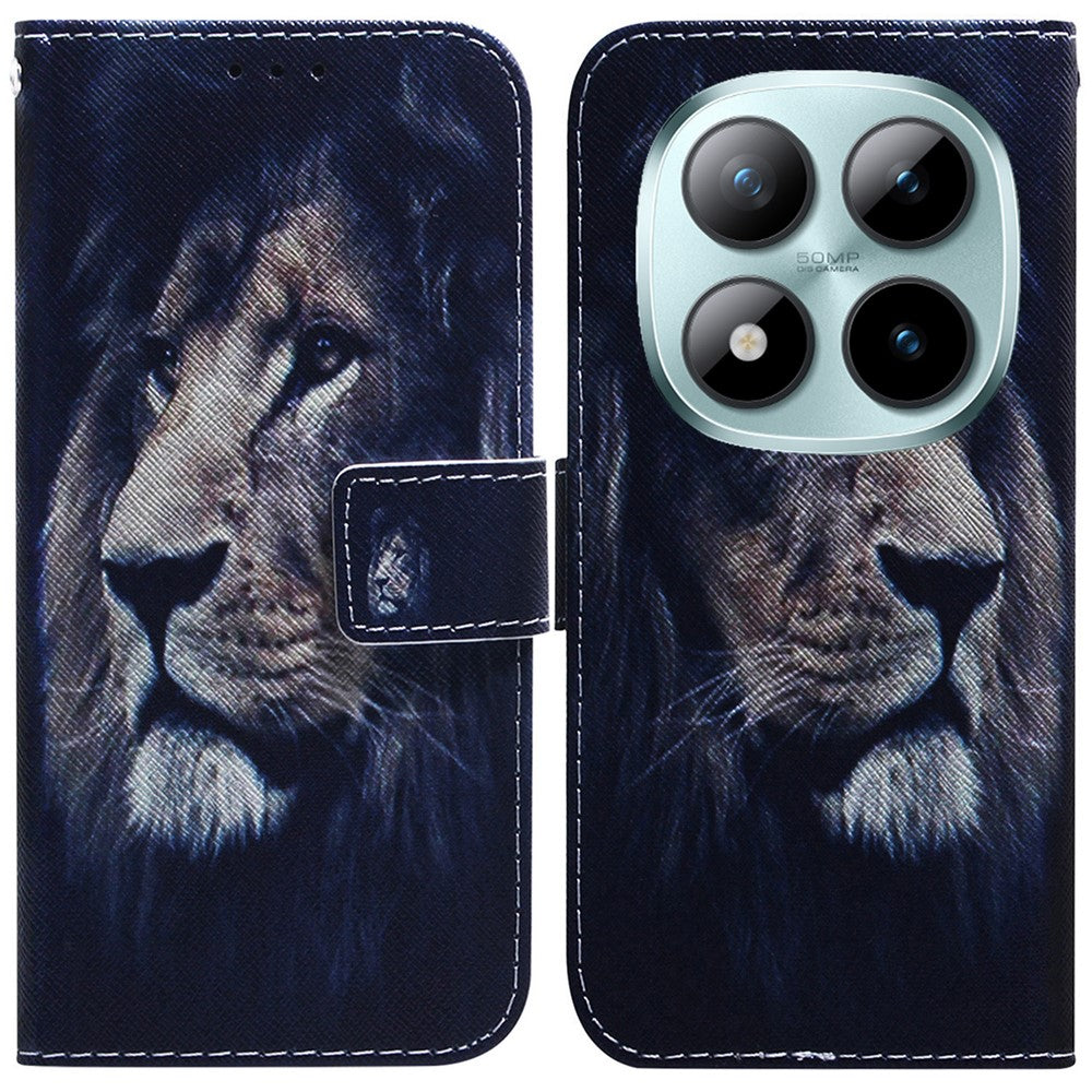 For Xiaomi Redmi Note 15 Pro 5G (Global) Wallet Case Pattern Print Leather Phone Cover