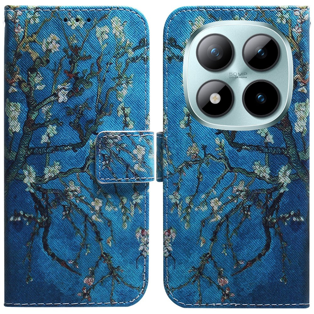 For Xiaomi Redmi Note 15 Pro 5G (Global) Wallet Case Pattern Print Leather Phone Cover