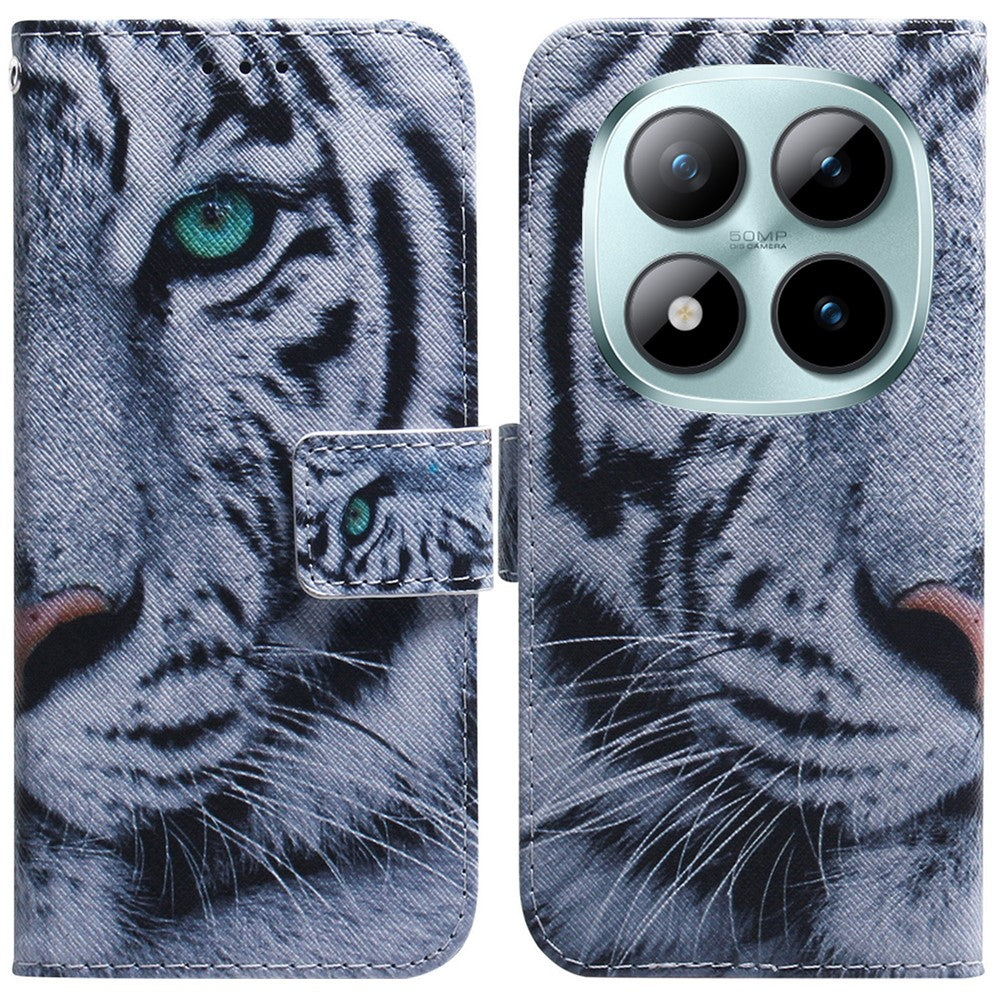 For Xiaomi Redmi Note 15 Pro 5G (Global) Wallet Case Pattern Print Leather Phone Cover