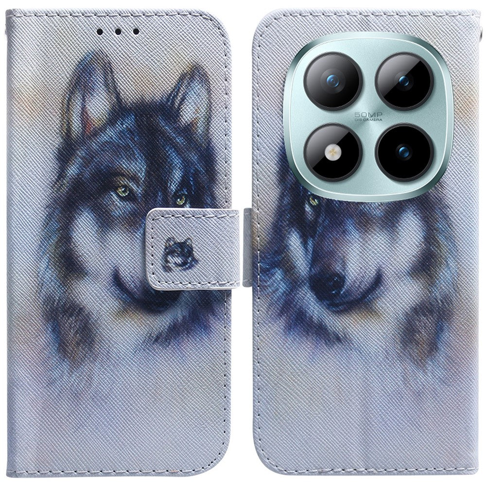 For Xiaomi Redmi Note 15 Pro 5G (Global) Wallet Case Pattern Print Leather Phone Cover