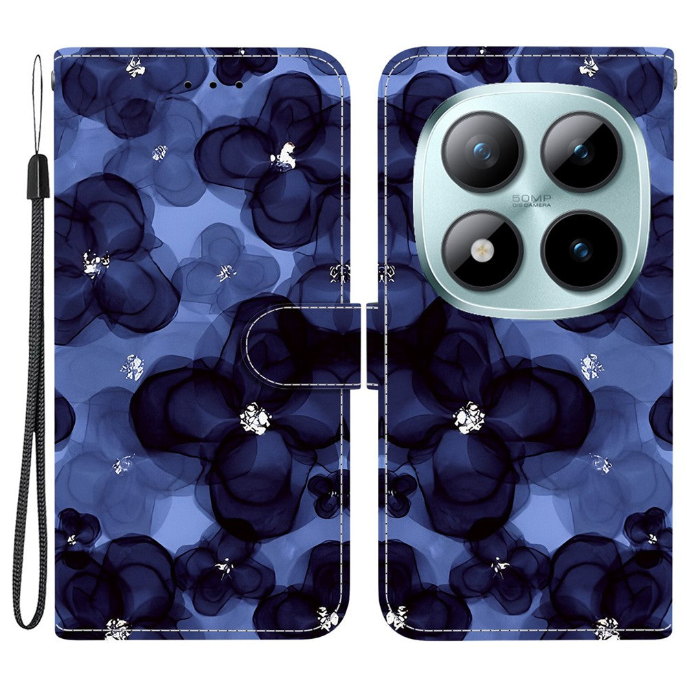 For Xiaomi Redmi Note 15 Pro 5G (Global) Wallet Case Pattern Printing Leather Stand Phone Cover with Strap