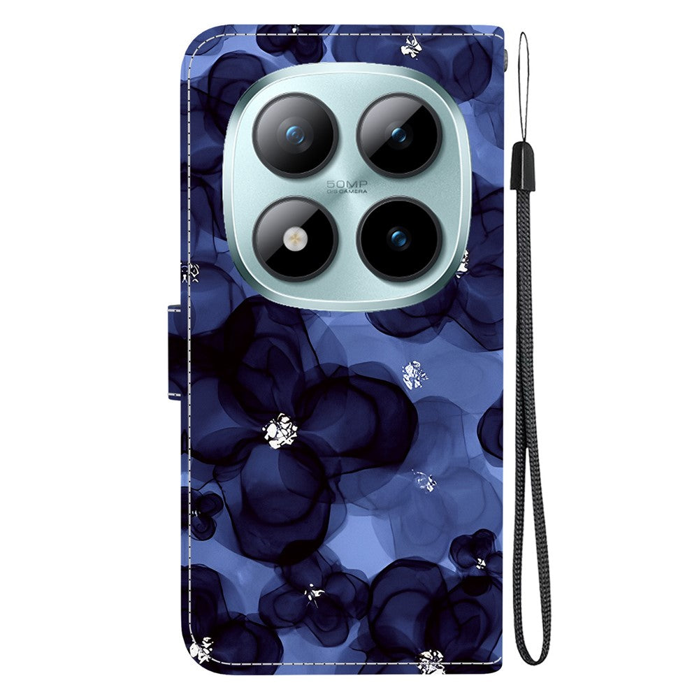 For Xiaomi Redmi Note 15 Pro 5G (Global) Wallet Case Pattern Printing Leather Stand Phone Cover with Strap