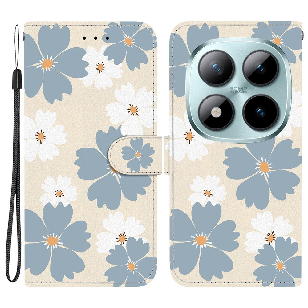 For Xiaomi Redmi Note 15 Pro 5G (Global) Wallet Case Pattern Printing Leather Stand Phone Cover with Strap
