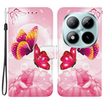 For Xiaomi Poco M8 Pro 5G / Redmi Note 15 Pro+ 5G (Global) Case Pattern Printing Leather Flip Wallet Phone Cover with Lanyard