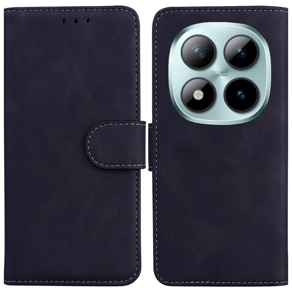 For Xiaomi Poco M8 Pro 5G / Redmi Note 15 Pro+ 5G (Global) Case Solid Color Leather Wallet Phone Cover