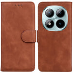 For Xiaomi Poco M8 Pro 5G / Redmi Note 15 Pro+ 5G (Global) Case Solid Color Leather Wallet Phone Cover