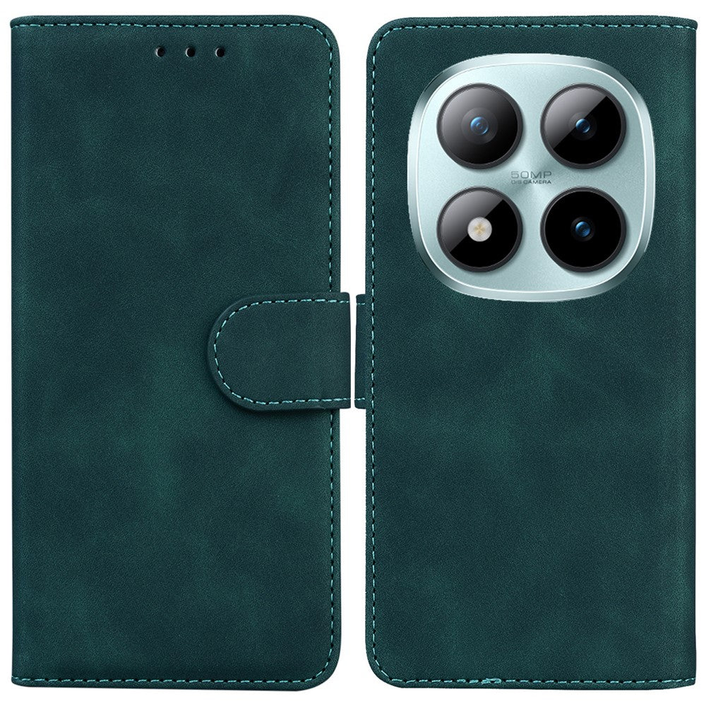 For Xiaomi Poco M8 Pro 5G / Redmi Note 15 Pro+ 5G (Global) Case Solid Color Leather Wallet Phone Cover