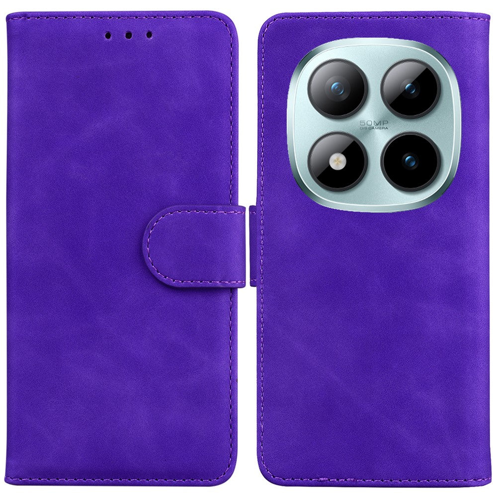 For Xiaomi Poco M8 Pro 5G / Redmi Note 15 Pro+ 5G (Global) Case Solid Color Leather Wallet Phone Cover