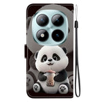 For Xiaomi Poco M8 Pro 5G / Redmi Note 15 Pro+ 5G (Global) Leather Case Stand Wallet Pattern Printing Phone Cover with Wrist Strap