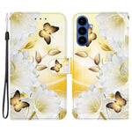 Samsung Galaxy S26 Plånboksfodral med fallskyddande mönster i läder med rem