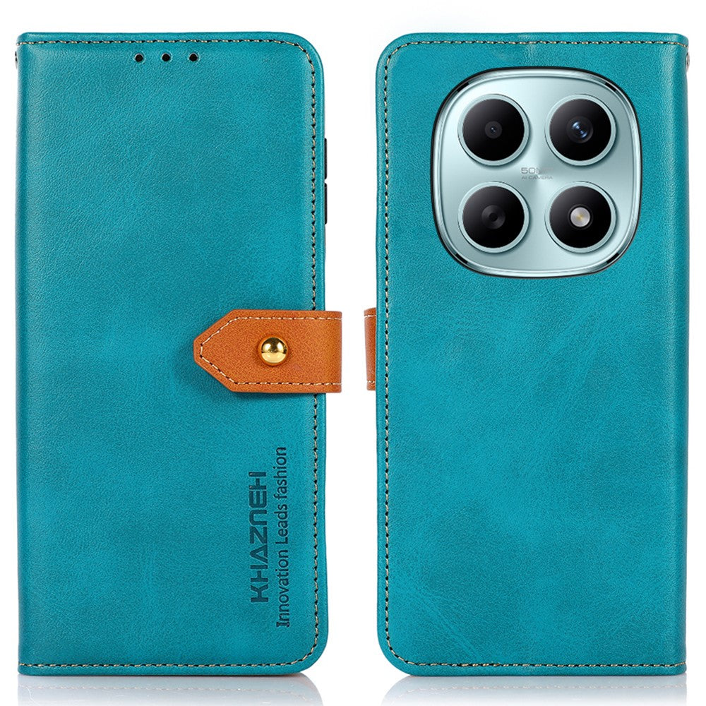 KHAZNEH För Xiaomi Poco M8 5G / Redmi Note 15 5G (Global) Plånboksfodral med stativ, läder, flipfodral