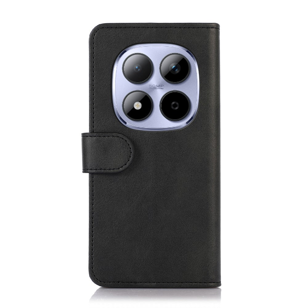 For Xiaomi Redmi Note 15 Pro 5G (Global) Mirror Window Leather Case Textured Protective Cover