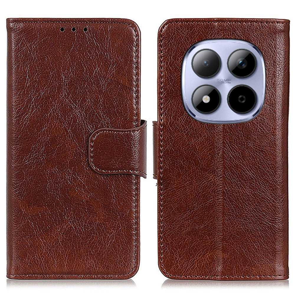 For Xiaomi Redmi Note 15 Pro 5G (Global) Case Nappa Texture Split Leather Wallet Phone Cover