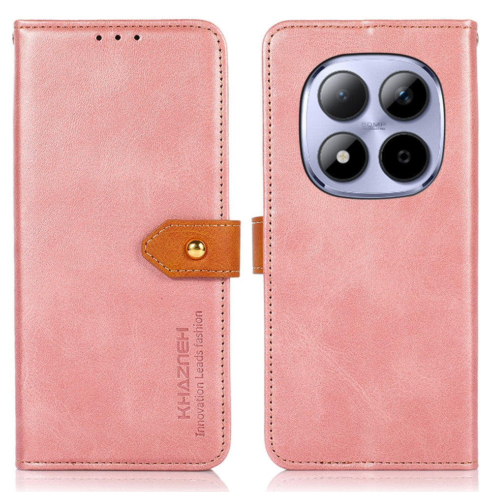 KHAZNEH For Xiaomi Poco M8 Pro 5G / Redmi Note 15 Pro+ 5G (Global) Wallet Phone Case Stand Leather Flip Cover