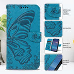 For Xiaomi 17 Case Butterfly Pattern PU Leather Folio Flip Phone Cover