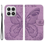 For Xiaomi 17 Case Butterfly Pattern PU Leather Folio Flip Phone Cover