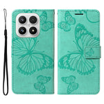 For Xiaomi 17 Wallet Case Floral Butterfly Imprinted Leather Phone Cover Stand