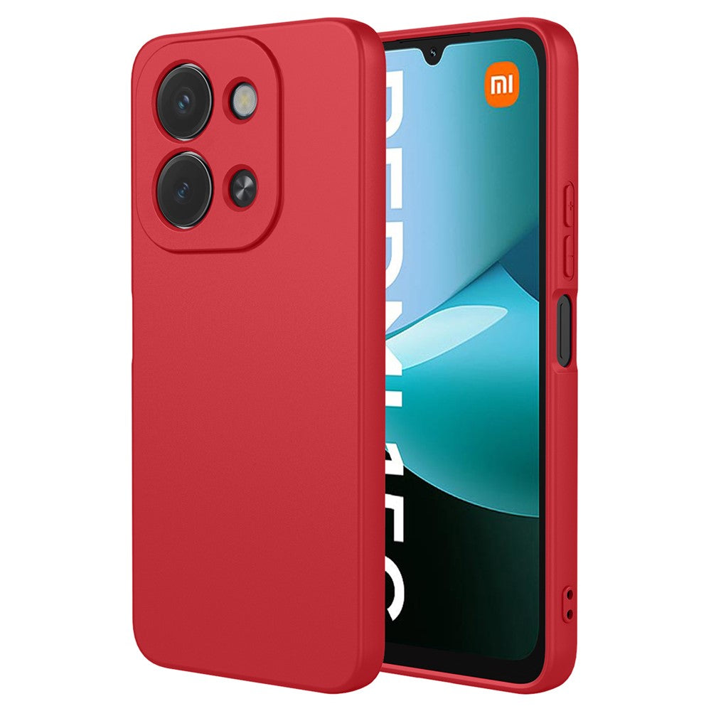 For Xiaomi Redmi 15C 4G (Global) (171mm) / Poco C85 4G (171mm) Case Liquid Silicone Feel Soft TPU Protective Phone Cover