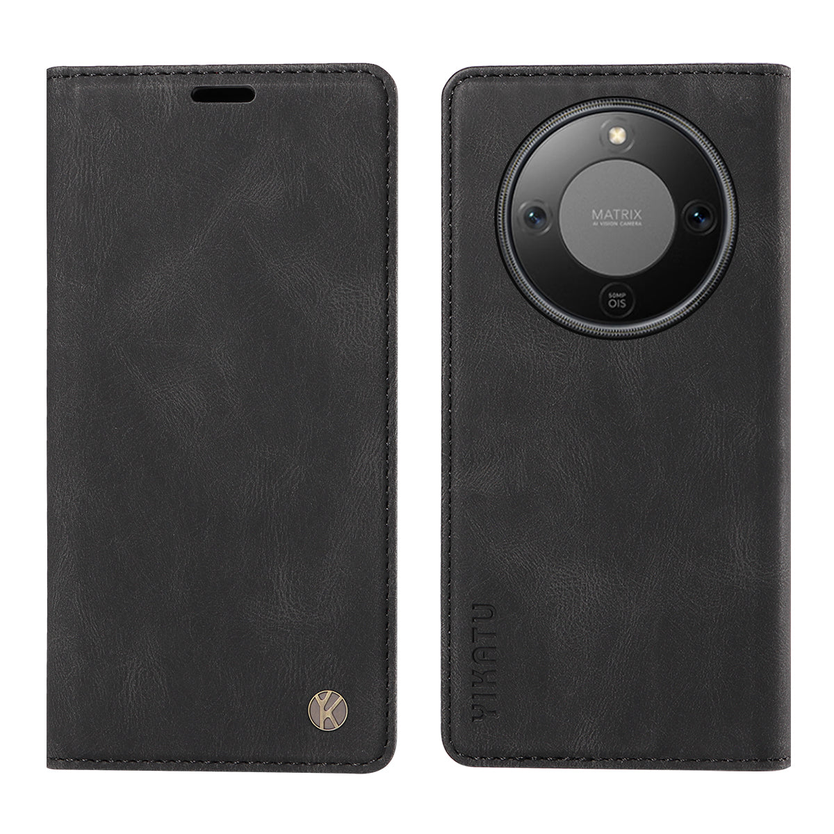 YIKATU For Honor Magic8 Lite 5G / X9d 5G / X70 5G Leather Cover  YK-004 Skin-Touch Wallet Phone Cases