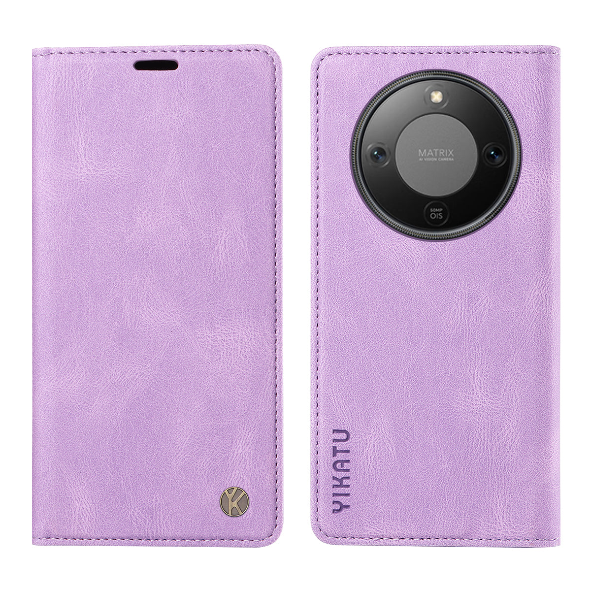 YIKATU For Honor Magic8 Lite 5G / X9d 5G / X70 5G Leather Cover  YK-004 Skin-Touch Wallet Phone Cases