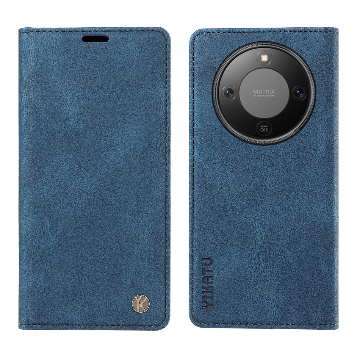 YIKATU For Honor Magic8 Lite 5G / X9d 5G / X70 5G Leather Cover  YK-004 Skin-Touch Wallet Phone Cases