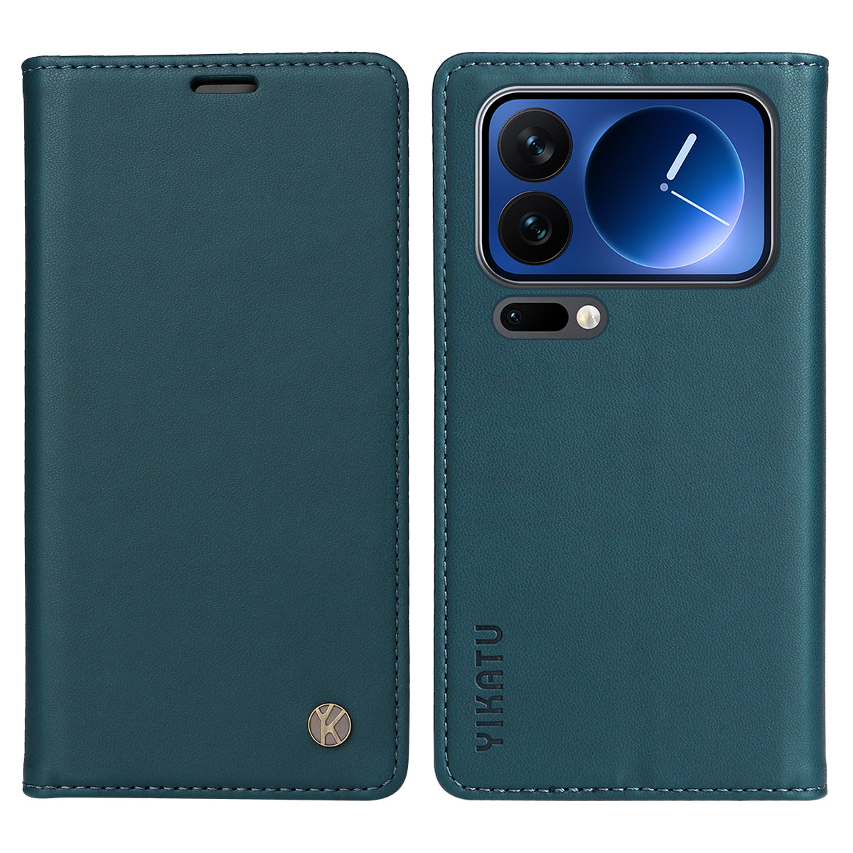YIKATU For Xiaomi 17 Pro Phone Cases  Magnetic Closure PU Leather Mobile Cover