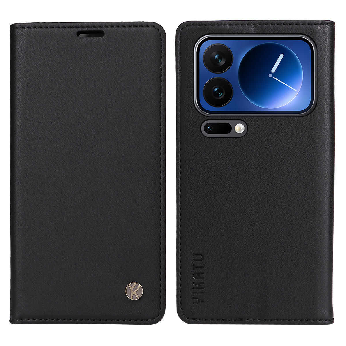 YIKATU For Xiaomi 17 Pro Phone Cases  Magnetic Closure PU Leather Mobile Cover
