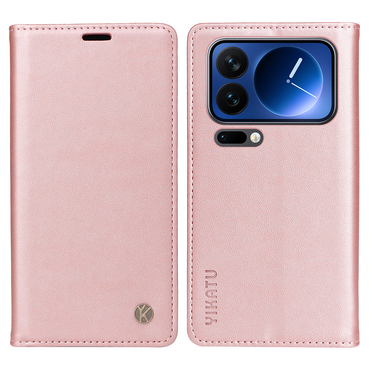 YIKATU For Xiaomi 17 Pro Phone Cases  Magnetic Closure PU Leather Mobile Cover