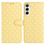 For Samsung Galaxy S25 FE Leather Case Polka Dot Pattern Wallet Stand Folio Phone Cover