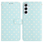 For Samsung Galaxy S25 FE Leather Case Polka Dot Pattern Wallet Stand Folio Phone Cover