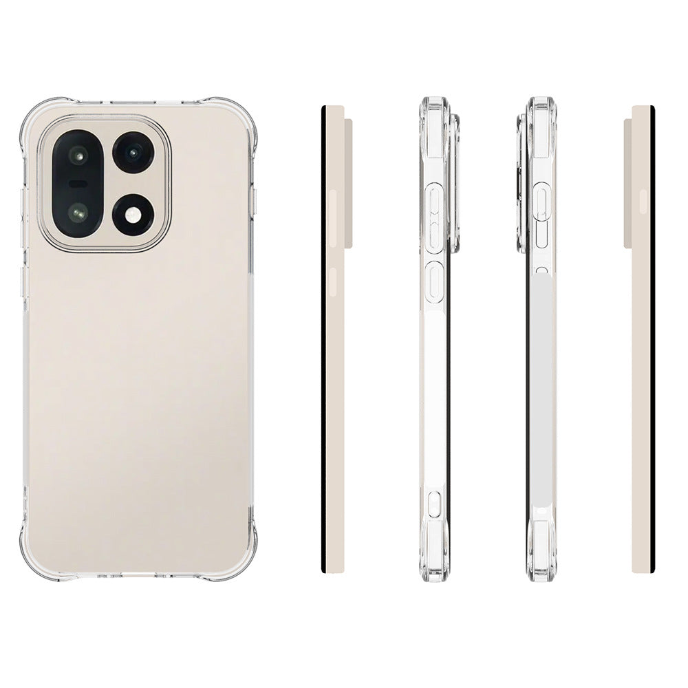 WANLONFENG För OnePlus 15 5G Genomskinligt TPU-skal TM-serien 2,0 mm mobilbaksida