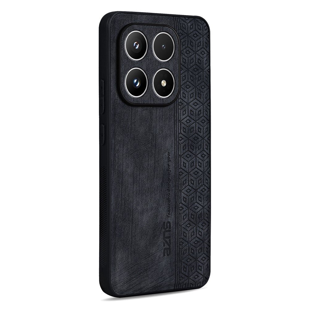 AZNS For Xiaomi 15T Case Protective PU Leather Covered TPU Phone Shell