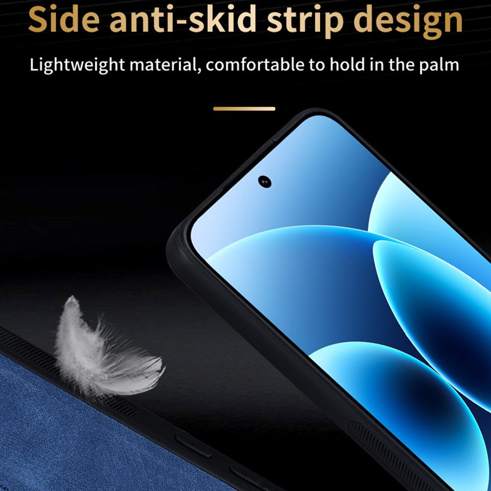 AZNS För Xiaomi 15T Skal Skyddande PU Läder TPU mobilskal