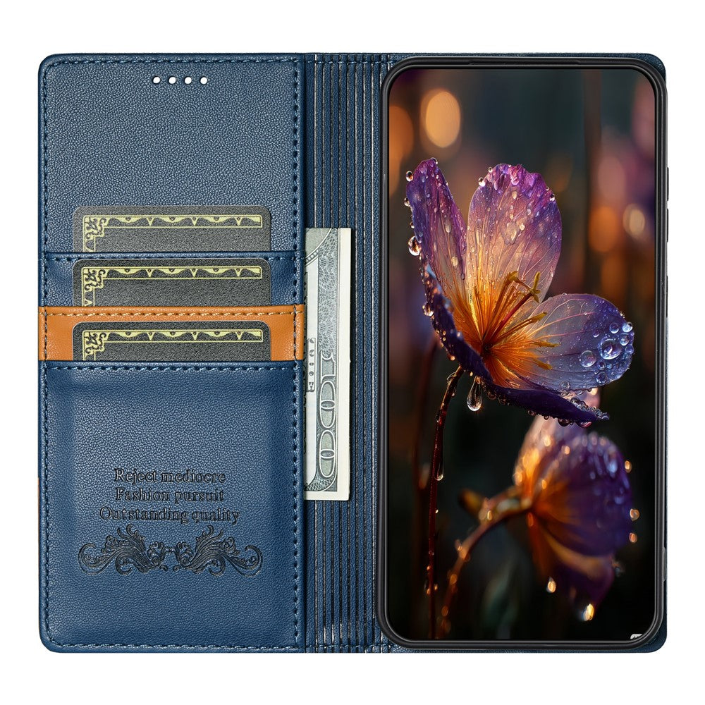 N.BEKUS P3 For Xiaomi 15T Case RFID Blocking Wallet Stand PU Leather Flip Phone Cover