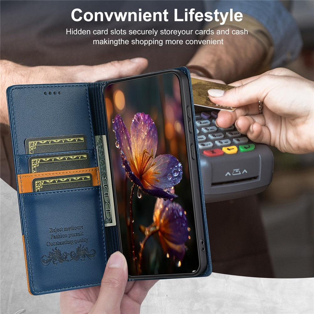 N.BEKUS P3 For Xiaomi 15T Case RFID Blocking Wallet Stand PU Leather Flip Phone Cover