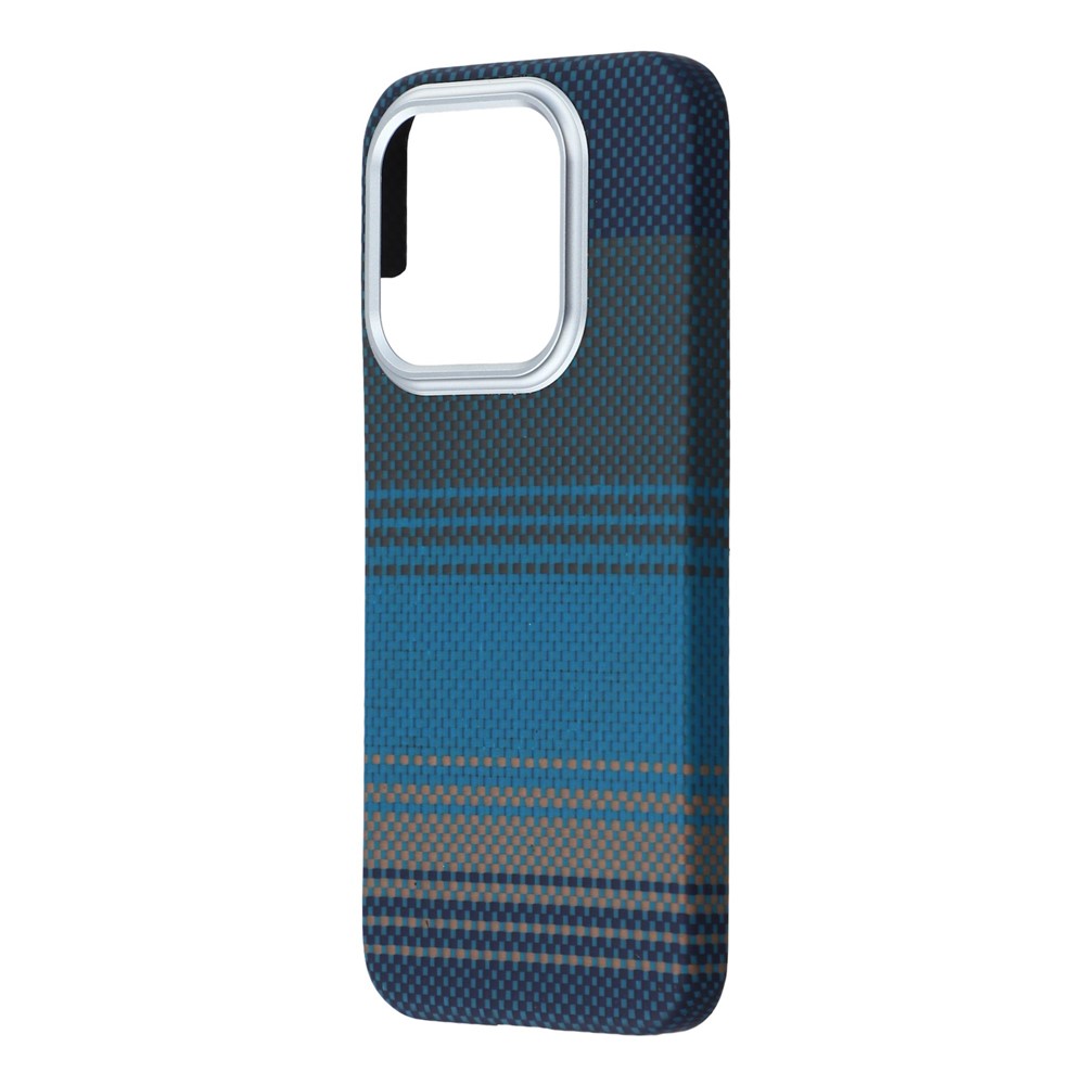 For Xiaomi 17 Case Gradient Aramid Fiber Magnetic Phone Cover with Metal Lens Frame