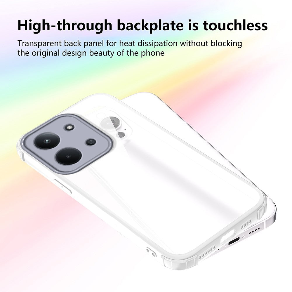 For Xiaomi Redmi 15C 4G (Global) (171mm) / Poco C85 4G (171mm) Case Reinforced Corner Shockproof TPU + Acrylic Phone Cover
